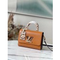 AAA 1:1 Louis Vuitton TWIST MM M58568 Gold Cipango JH00057WE81