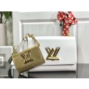 AAA Louis vuitton original epi leather TWIST MM M50280 white&gold JH00767Nk89