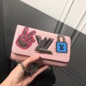 AAA Louis Vuitton original Epi leather WALLET M63320 pink JH01472im52