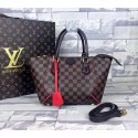 AAAAA Louis Vuitton Damier Ebene Canvas Caissa Tote BB Bag M41807 Brown JH00960Jq92