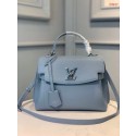 Best Replica Louis vuitton original LOCKME EVER BB M53937 light blue JH00500Jc15