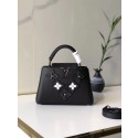 Cheap Louis Vuitton CAPUCINES BB M48865 black JH00673sS51