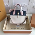 Cheap Louis Vuitton Original Leather CITY STEAMER Mini M55062 Black&White JH00873PC54