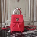 Cheap Louis Vuitton Original leather LOCKME BACKPACK MINI 54573 red JH00450FT69