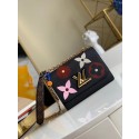 Cheap Louis vuitton TWIST Embossed grained cowhide leather M50282 BLACK JH00283PC54