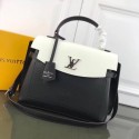 Copy 1:1 Louis Vuitton LOCKME EVER M51395 black&white JH01571lS35