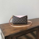 Copy Best Louis vuitton original monogram canvas pallas clutch M41638 pink JH00085Xd42
