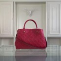Copy Louis Vuitton Monogram Empreinte Montaigne MM 41060 red JH00877nY30