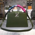 Copy Louis vuitton original CAPUCINES PM M94587 green JH01705rY88