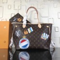 Copy Louis vuitton original monogram canvas NEVERFULL MM M40995 JH01557OM51
