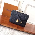 Copy Louis Vuitton original Monogram Empreinte Tote Bag M41486 black JH00667Xq19