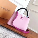 Copy Louis vuitton original taurillon leather Capucines BB M94517 Pink JH00506NX87