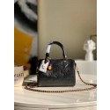 Copy Louis vuitton SPEEDY BB M57111 Black JH00307Xq19
