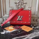 Copy louis vuitton top original epi leather twist mm B50282 red JH00319Ds70