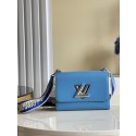 Copy Louis Vuitton TWIST MM M57505 Bleuet Blue JH00146NX87