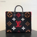 Copy Luxury Louis Vuitton Monogram Canvas Original M44412 black&red JH00690qe74