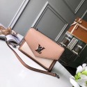 Copy Luxury Louis Vuitton MYLOCKME BB M51418 apricot &white JH01870qe74