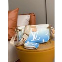 Designer Fake Louis Vuitton MULTI POCHETTE ACCESSOIRES M57633 Blue JH00179TP23