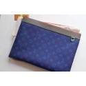Designer Louis Vuitton Monogram Canvas Clutch Bag POCHETTE APOLLO N63048 blue JH00234Iz48