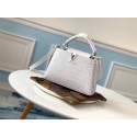 Designer Louis vuitton original crocodile CAPUCINES PM M94587 cream JH01054Iz48