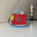 Designer Louis vuitton original TWIST Medium tote bag M56132 Pink JH00464Iz48