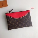 Designer Replica Louis Vuitton POCHETTE TUILERIES M63903 Red JH01299Fi42