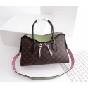 Fake 1:1 Louis vuitton monogram canvas TUILERIES TOTE M41455 green JH00308pg57