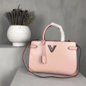 Fake Best Louis Vuitton Epi Leather Montaigne Tote Bag MM 54810 pink JH00562zZ68