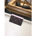 Fake Best Louis Vuitton Monogram Canvas CARD HOLDER M60703 pink JH01972zZ68