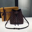 Fake Louis Vuitton Monogram Canvas NEONOE M44022 Black JH01319El40