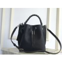 Fake Louis Vuitton original Mahina Leather MURIA M55800 Black JH00623gE29