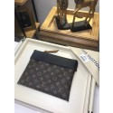 Fake Louis vuitton original POCHETTE TUILERIES M64035 Black JH01723dS46