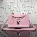 Fake Louis vuitton soft original calf leather LOCKME BB Bag M50250 pink JH00277TR19