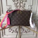 Fashion Louis vuitton lorette Original monogram canvas handbags M44053 rose JH00314FA65