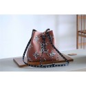 Fashion Louis Vuitton Monogram Canvas Neonoe Adjustable Strap Handbag M44020 brown JH01369fa20