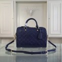 Fashion Louis Vuitton Monogram Empreinte 30CM Tote Bag M91330 Royal Blue JH01064RW51