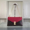 First-class Quality Louis Vuitton Monogram Canvas Pallas Chain 41246 Burgundy JH01017aF97