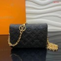 High Imitation Louis Vuitton POCHETTE COUSSIN M80742 black JH00115mt35