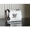 High Quality Fake Louis vuitton original epi leather TWIST MM M52506 Blanc JH01621nD19