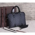 High Quality Louis Vuitton monogram canvas tote bag 41611 black JH01105My83