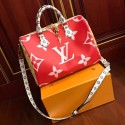 High Quality Replica Louis Vuitton original SPEEDY 30 BANDOULIERE M40391 red JH01164lk70