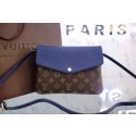 Hot 2015 lous vuiton monogram&calfskin twinset m50184 blue JH01170RR94