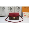 Hot Louis vuitton clapton damier ebene canvas handbags N44243 red Handbags JH00168Ho45