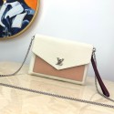 Hot Louis Vuitton MYLOCKME Mini chain bag M69183 apricot&white JH00458vL89