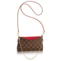 Hot Replica Louis Vuitton Monogram Canvas Pallas Clutch M41638 Cherry JH00795IG96