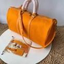 Imitation 1:1 Louis vuitton original KEEPALL BANDOULIERE 50 M44644 Ochre JH01001qd57