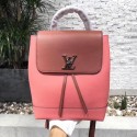 Imitation AAAAA Louis Vuitton HOT SPRINGS Monogram Canvas Mini lockme knapsack 41815 pink JH00384Af81
