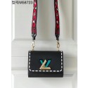 Imitation AAAAA Louis Vuitton TWIST PM M58723 black JH00024Af81