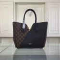 Imitation Best Louis Vuitton Monogram Canvas KIMONO Tote Bag 40460 Black JH01060CD19