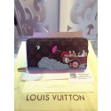 Imitation Designer Louis Vuitton Monogram Canvas Zippy Illustre Wallet 61241 Brown JH00884Ss68